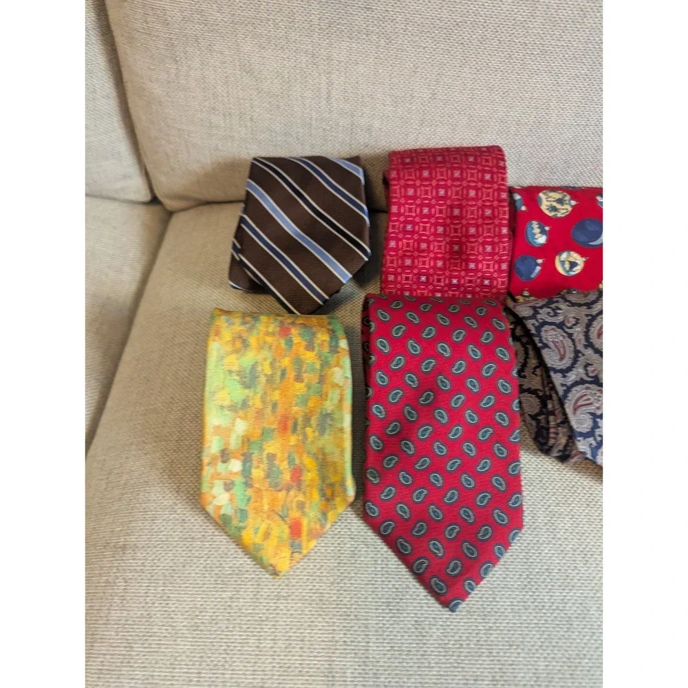 10 Pcs Neckties Lot Mix Wear‎ w/ Dior, Tommy Etc